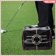 [Wishshopefhx] Golf Hitting Bag Alignment Correction Portable Bags for Golfer Golf Beginners Indoor Men Women Golf Accessories