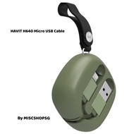 [SG Stock] Havit H640 Flexible Storage Micro Cable 2.0A