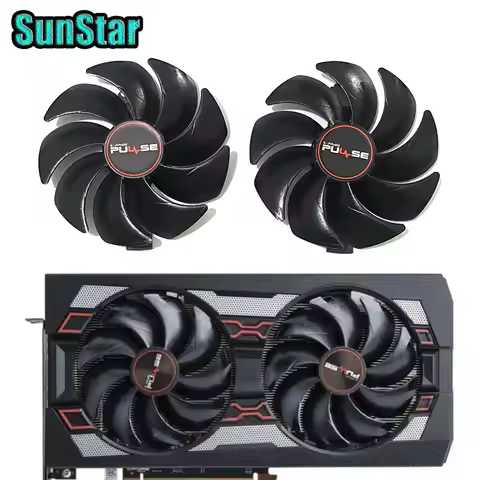 NEW 95MM FD10015M12D RX 5500XT 5700XT GPU Cooling Fan For Sapphire RX 5500 5600 5700 XT PULSE Video 
