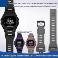 GBD-200 Men's Silicone Strap Sports Waterproof For Casio GBD-200-1A GBD-200RD-4 Rubber Replacement W