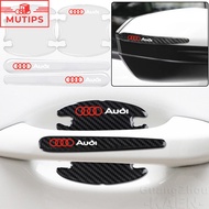 Audi Transparent Car Door Handle Anti Scratch Sticker Carbon Fiber Door Bowl Protector For A3 8l 8Y 