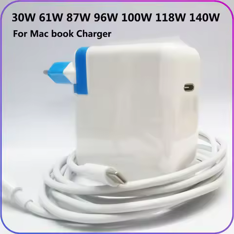 PD 30W 60W 87W 96W USB C Charger Power Adapter for MacBook Pro 16, 15, 13 inch, New Air 13 inch 2020