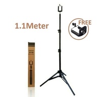 TRIPOD 1 METER 3118 HANDPHONE CAMERA HOLDER FREE HOLDER U SUITABLE Cheap