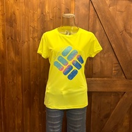 Columbia Fluorescent Yellow Sports Top