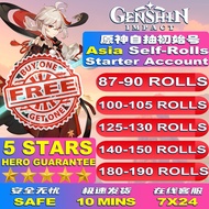 【COD&amp;BUY ONE TAKE ONE】Genshin Impact Account Wish/Started Account/Asia server Genshin Impact