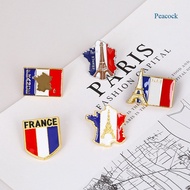 Peacock Italy Paris Dubai Building Flag Brooch And Enamel Pin Statue Of Liberty Eiffel Tower Lapel P