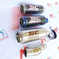 SC PROJECT Racing Exhaust Slip On Pipe Exhaust CBR150R CB150R NINJA250 R25 MT25 CBR250R CBR