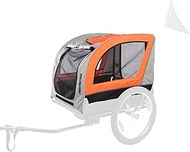 Flamingo Cover for bicycle trailer, Jolene, 77.5 x 58 x 67 cm, reflectors, openings on the front, ba