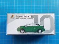 【絕版綠的】【不議價】Tiny 微影 10 - 香港 (新界) 的士 豐田Prius 普銳斯 [舊版] Hong Kong Toyota Prius (New Territories) Taxi （沒