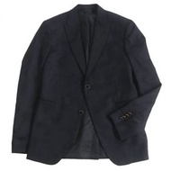 【持續更新】成色極佳 □ 20LOUIS VUITTONShadow Monogram 迷彩尖領真絲襯裡單排扣修身夾克 黑色 50碼 義大利製造 正品