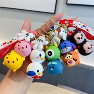 GANTUNGAN *RS* Disney Tsum-tsum Mickey Minnie Lotso Pooh Monster Inc Keychain