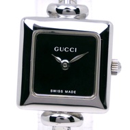 【日本直郵】Gucci GUCCI 手錶 1900L 不鏽鋼 石英 指針式顯示 黑色錶盤 女性用【二手】