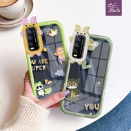 HIJAU Olive Green Koala Bear Odd Shape ph case for for vivo Y21/S/A/T Y20/S/A/I/G/SG/T Y19 Y17 Y16 Y15/S Y12/A/I Y11/S Y10 4G/5G soft case Cute Cute Girl Plastic Mobile Phone