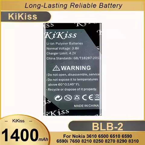 For Nokia 3610 6500 6510 6590 6590i 7650 8210 8250 8270 8290 8310 8390 8850 Durable Blb-2 1400mAh Mo