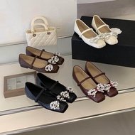 TT Bow Mary Jane Shoes Flat Sole Shoes Flat Strap Ballet Shoes
