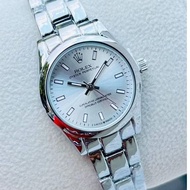 Stock baru【Datejust】 Rolex Jam tangan perempuan quartz analog women's Watches 32mm stainless steel n