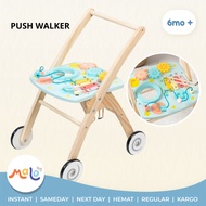 MALOTOYS - Baby Push Walker Xylophone Busy Board Mainan Dorongan Bayi Untuk Belajar Jalan Malo Toys