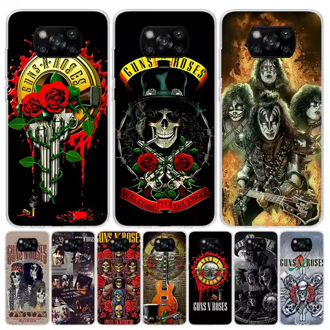 Guns N Roses Good Time Case Phone Cover for Xiaomi Poco X3 Nfc X5 X6 X7 X4 Gt F6 F5 Pro F4 F3 M5S M5