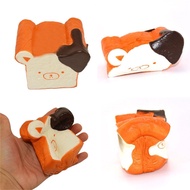 11cm Jumbo Rilakkuma Soft Squishy Bread Scent Toast Slow Rising Phone Strap