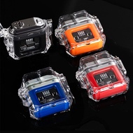 Double Arc Lighter USB Rechargeable Waterproof Electronic Transparent Fashion Lighter for Men, Gadge