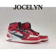 Travis Scott x Air  1 Low OG "Reverse Mocha" 'high-top retro basketball shoes AJ1 joint Red**-*