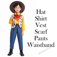 เครื่องแต่งกาย Toy Story Woody สำหรับเด็กทารก - ชุดปาร์ตี้ฮาโลวีนในวันคริสต์มาส