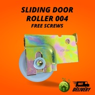 Full Bearing Premium Quality 004 Sliding Door Roller Economy [FREE SCREW] (Adjustable Roda Pintu) DIY Home Improvement
