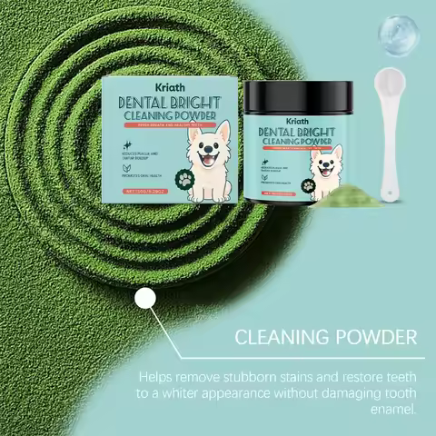 Dog Dentals Care Powder Plaque And Tartar Pet Tooth Whitening Powder Freshens Dog Breath Instantly P