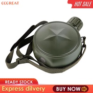 CCGREAT 800Ml Army Flask แก้วน้ำดื่มกาต้มน้ำขวดน้ำเดินทางพร้อมกับสายปรับได้