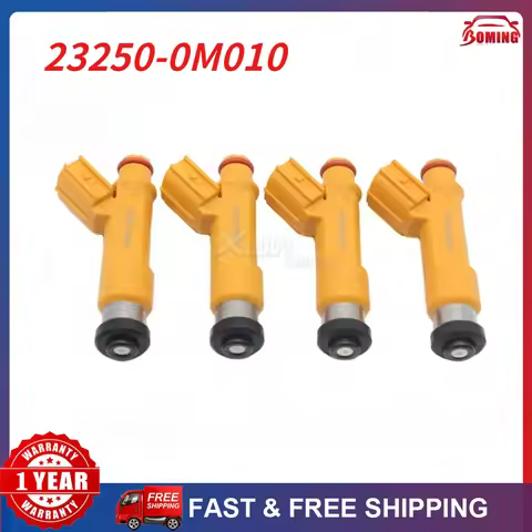 23250-0M010 23209-0M010 4X Car Fuel Injector Nozzle For Toyota Yaris Asia 06-09 14-16 VIOS 07-10 1NZ