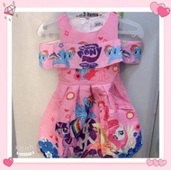 my little pony off shoulder dress. Fit 2yrs to 7yrs old