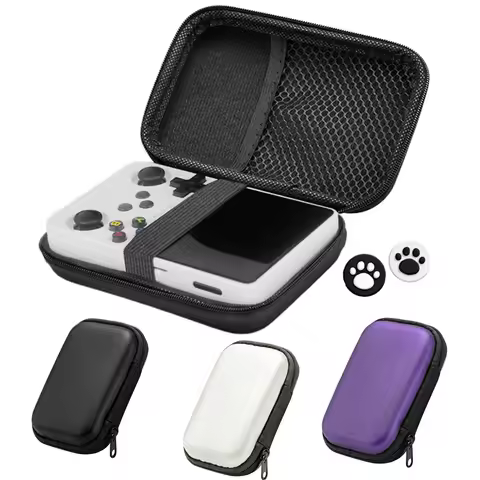 Protable Bag for RG35XX Plus Case for ANBERNIC RG35XX Cover Case for R36S R35S RGB20S XU10 Carrying 