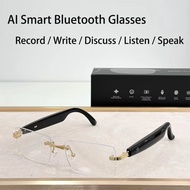 2025 AI glasses bluetooth glasses smart touch Meeting call Voice Assistant multifunction AI real tim