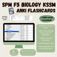 SPM BIOLOGY KSSM A+ ANKI FLASHCARDS REVISION [PDF]