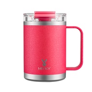 In Stock Meoky 14Oz Office Cup Tumbler With Handle Two Ways To Drink Stainless Steel Multicolor Coff