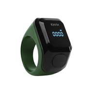 ExVix Smart Tasbih Counter Ring | Digital Zikir | Smart Tally Counter | Vibration Reminder | Kaabah 