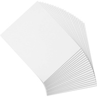 20Pek Papan Busa, Papan Belakang Teras Busa 11"x14" Warna Putih, Ketebalan 1/8", Papan Mat, Papan Po
