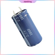 Star 2 7V 100F SuperFarad Capacitors With Aluminum Construction For Automotive Power Stability In Ex