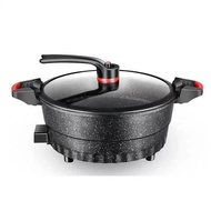 Electric Low Pressure Pot New Non-Stick Cooker Pressure Cooker Household Thermal Cooker Soup Pot Multi-Functional Cooking Pot Electric Hot Pot