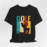Golf Cotton Shirt, Jersey Short Sleeve Tee, Golf Casual Golf Sports