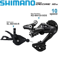 SHIMANO DEORE M4100 10/11ความเร็วจักรยานเสือภูเขา MTB Groupset SL-M4100-R Shifter RD-M4100-SGS/RD-M5