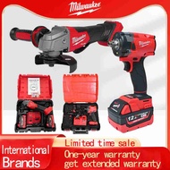 Milwaukee brushless power tool set (impact wrench/Angle grinder), powerful and each tool comes with 
