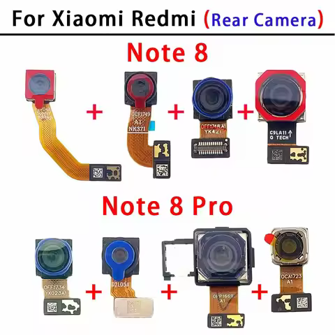Rear Back Camera For Xiaomi Redmi Note 8 Pro Note8 Note8Pro Camera Module Backside View Replacement 