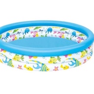 Bestway Children's Swimming Pool Ocean Pool Ball Bath 102 x 25 cm + Pump + 25 Pcs Balls + 6 Pcs Duck