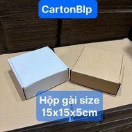 COMBO of 20 CARTON BOXES FOR BELT AND ACCESSORIES SIZE 15X15X5CM Kotak