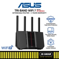 ASUS RT-BE92U Tri Band WiFi 7 Extendable Gaming Router - Up to 9700 Mbps - AiMesh Supported (3Yrs Wa