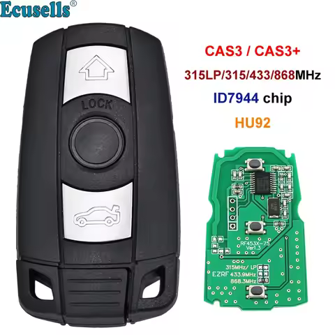 3B Remote Key Fob 315LP MHZ 315MHZ/433MHZ/868MHZ for BMW CAS3 CAS3+ 1 3 5 6 7 Series X5 E60 E70 E71