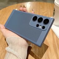 Ultra-Thin Suitable Samsung S25Ultra Phone Case Breathable Cooling Mesh Case A14 Comes with Lens Fil