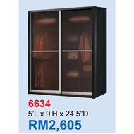 (5'X6.5') and 5'x7' x 5'x8' & 5'x9'ft SLIDING DOOR WARDROBE( AntyJump Door)