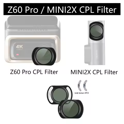 for DDPAI Dash Cam Z60 pro 4K CPL Filter HD Lens Dust Protection Anti Glare CPL Filter